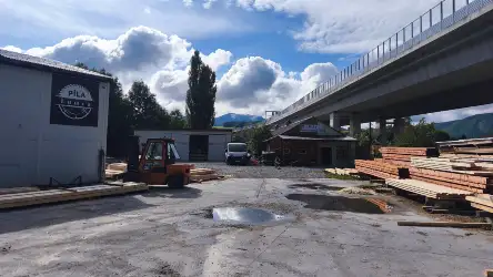 areál píly v Lietavskej Lúčke pri Žiline